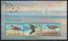 Australia 2021 MNH Sc 5298a Migratory Shorebirds Sheet Of 3 - Nuevos