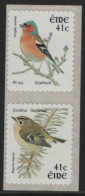 Ireland 2002 MNH Sc 1434a 41c Chatfinch, Goldcrest Coil Pair Perf 11 X 11.25 - Ongebruikt