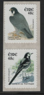 Ireland 2003 MNH Sc 1515a 48c Peregrine Falcon, Pied Wagtail Coil Pair Perf 11 X 11.25 - Nuovi