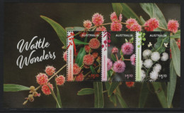 Australia 2021 MNH Sc 5363a Wattle Wonders Sheet Of 3 - Neufs