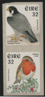 Ireland 1997 MNH Sc 1054d 32p Peregrine Falcon, Robin Perf 11 X 11.25 Pair - Ongebruikt