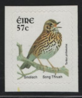 Ireland 2002 MNH Sc 1398 57c Song Thrush Ex Booklet - Nuovi