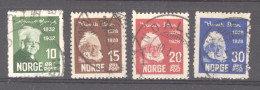 Norvège  :  Yv  128-31  (o)             ,     N2 - Gebraucht