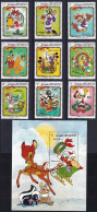 MiNr. 570 - 579 (Block 76) Grenada/Grenadinen 1983, 7. Nov. Weihnachten: Walt-Disney-Figuren - Postfrisch/**/MNH - Grenada (1974-...)