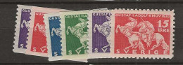 1932 MNH Sweden Mi 216-19 Postfris** - Unused Stamps