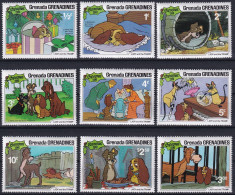 MiNr. 460 - 468 Grenada/Grenadinen 1981, 2. Nov. Weihnachten: Walt-Disney-Figuren - Postfrisch/**/MNH - Grenada (1974-...)