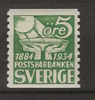 1934 MNH Sweden Mi 220-IIB Postfris** - Nuevos