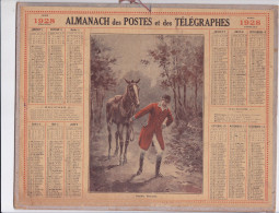 Lot 2 Calendrier Almanach Complet 1928 & 1947.- Illustrateur Breuzard & Penible Retraite  - Imp. Oberthur - Grand Format : 1921-40
