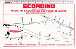 Calendarietto - SCORDINO - Misterbianco - Catania - Anno 1990 - Petit Format : 1981-90