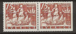 1938 MNH Sweden Mi 246BD Postfris** - Unused Stamps