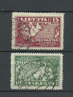 LITAUEN Lithuania 1936 O KLAIPEDA Michel 405 - 406 - Lituania