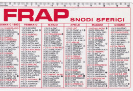 Calendarietto - FRAP - Snodi Sferici - Anno 1990 - Formato Piccolo : 1981-90