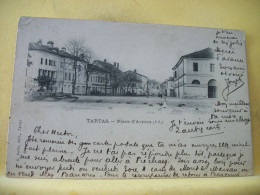 40 3247 CPA 1901 - VUE DIFFERENTE N° 1 - 40 TARTAS - PLACE D'ARMES - ANIMATION - Tartas