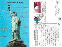 USA 1988  Statue  Of Liberty - Liberty  Enlighting The World -   Cancelled United Nations Jun 22 1988 - Statue Of Liberty