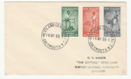 1960 GOLD Digger GUN, COSTUME  New Zealand FDC Westland Centennial Greymouth Cover Stamps Mining Minerals - Minéraux