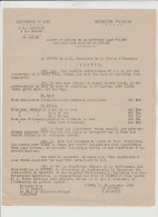 Arrêté Préfecture Du Gard Du 29.11.1948 Fixant Le Prix Limite De Vente Du Bois De Chauffage Et D'allumage - Décrets & Lois