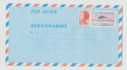 France 1983 Aérogramme Yvert Tellier 1008 AER - Concorde Au Dessus De Paris - Luchtpostbladen