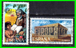 ESPAÑA.-  SELLOS AÑOS 1969 - EUROPA SEPT FUNDACIÓN DE SAN DIEGO . CALIFORNIA  .- SERIE - Gebruikt