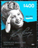 Argentina 2022 ** Tribute To María Eva Duarte De Perón And Better Known As Eva Peron. - Unused Stamps