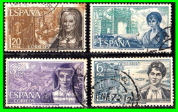 ESPAÑA.-  SELLOS AÑOS 1969 -. PERSONAJES ESPAÑOLES .- SERIE .- - Usados