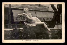 ALGERIE - TEBESSA - STATUE SIRENE L'ETOILE FILANTE - GRAND CAFE DE L'UNION  - Tébessa