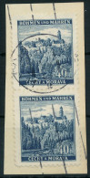 BÖHMEN MÄHREN 1939-1940 Nr 25 Gestempelt SENKR PAAR X8282E2 - Used Stamps