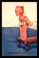 ILLUSTRATEURS - BEATRICE MALLET - ENFANT AU BAIN - Mallet, B.