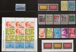 1966 Jaargang Nederland NVPH 856-875 Complete And Luchtpost 15. Postfris/MNH** - Años Completos