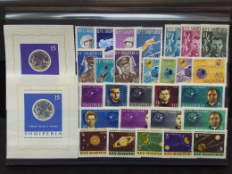 ALBANIA - Astronautica - Lotticino Anni '60 - Nuovi ** (1 BF Imperfezione Colla) + Spese Postali - Albanie