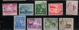 MAURITIUS Scott # 251//62 Used - QEII & Various Scenes - Short Set - Mauricio (...-1967)