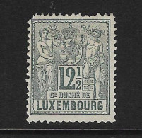 LUXEMBURGO - CLÁSICO. Yvert Nº 52 Nuevo Y Defectuoso - 1882 Allegorie