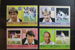 Nevis 220-227 Postfrisch Kricket #RQ961 - St.Kitts And Nevis ( 1983-...)