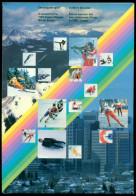 Canada 1988 Winter Olympics Souvenir Folder (XL) - Pochettes Postales Annuelles
