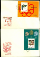 Cuba 1976 Summer Olympics Montreal 2xMS FDC(XL) - FDC