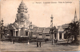 1-4-2024 (4 Y 36A) VERY OLD - B/w - France - Marseille , Exposition Coloniale - Palais Du Cambodge - Expositions