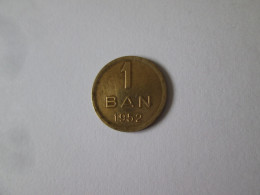 Roumanie 1 Ban 1952 Cuivre Tres Belle Piece/Romania 1 Ban 1952 Cooper Very Nice Coin - Rumänien