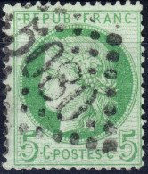 FRANCE -  GC 5080 Du BFE D'ALEXANDRIE Sur Yv.53 5c Cérès Dentelé - TB - 1849-1876: Classic Period