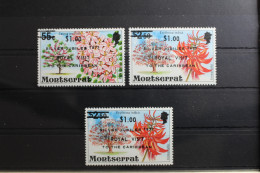Montserrat 374-376 Postfrisch Bäume Blüten #RQ761 - Montserrat