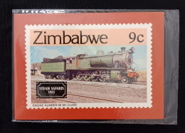 D)1984, ZIMBABWE, STAMP, LOCOMOTIVES, 4-4-0 CLASS 9, 1918, MNH - Zimbabwe (1980-...)