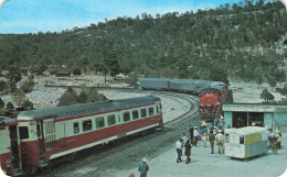 CPSM Mexico-Tren Panoramico Y Autovias Que Hacen El Servicio En La Ruta Chihuahua-RARE      L2809 - Mexico