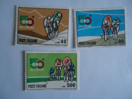 ITALY MNH  3 STAMPS  SPORTS  CYCLING BIKES - Ciclismo