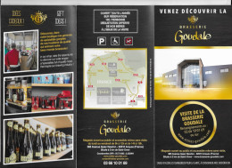 DEPLIANT PUBLICITAIRE DE LA BRASSERIE GOUDALE A ARQUES PAS DE CALAIS, VOIR LES SCANNERS - Autres & Non Classés