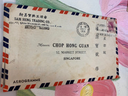 Hong Kong Stamp Postally Cover Special Slogan 1952 - Briefe U. Dokumente