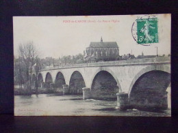 27430 . PONT DE L'ARCHE . LE PONT ET L'EGLISE . PHOT . A. LAVERGNE . OBLITEREE - Pont-de-l'Arche