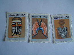 BRAZIL  MNH  SET 3   1976  ART  MUSEUM - Other & Unclassified