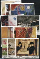 Bhutan 1987 Marc Chagall 12 S/s, Mint NH, Art - Modern Art (1850-present) - Paintings - Bhutan