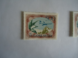 YUGOSLAVIA MNH   STAMPS  EAGLES   AIRPLANES - Adler & Greifvögel