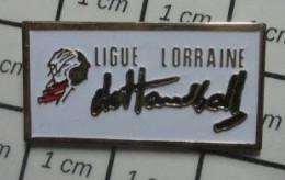 917 Pin's Pins / Beau Et Rare / SPORTS / HANDBALL LIGUE DE LORRAINE - Pallamano