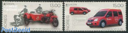 Norway 2013 Europa, Postal Transport 2v, Mint NH, History - Transport - Europa (cept) - Post - Automobiles - Motorcycles - Ungebraucht
