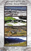 Bhutan 2017 Landscape Views 4v M/s, Mint NH - Bhután
